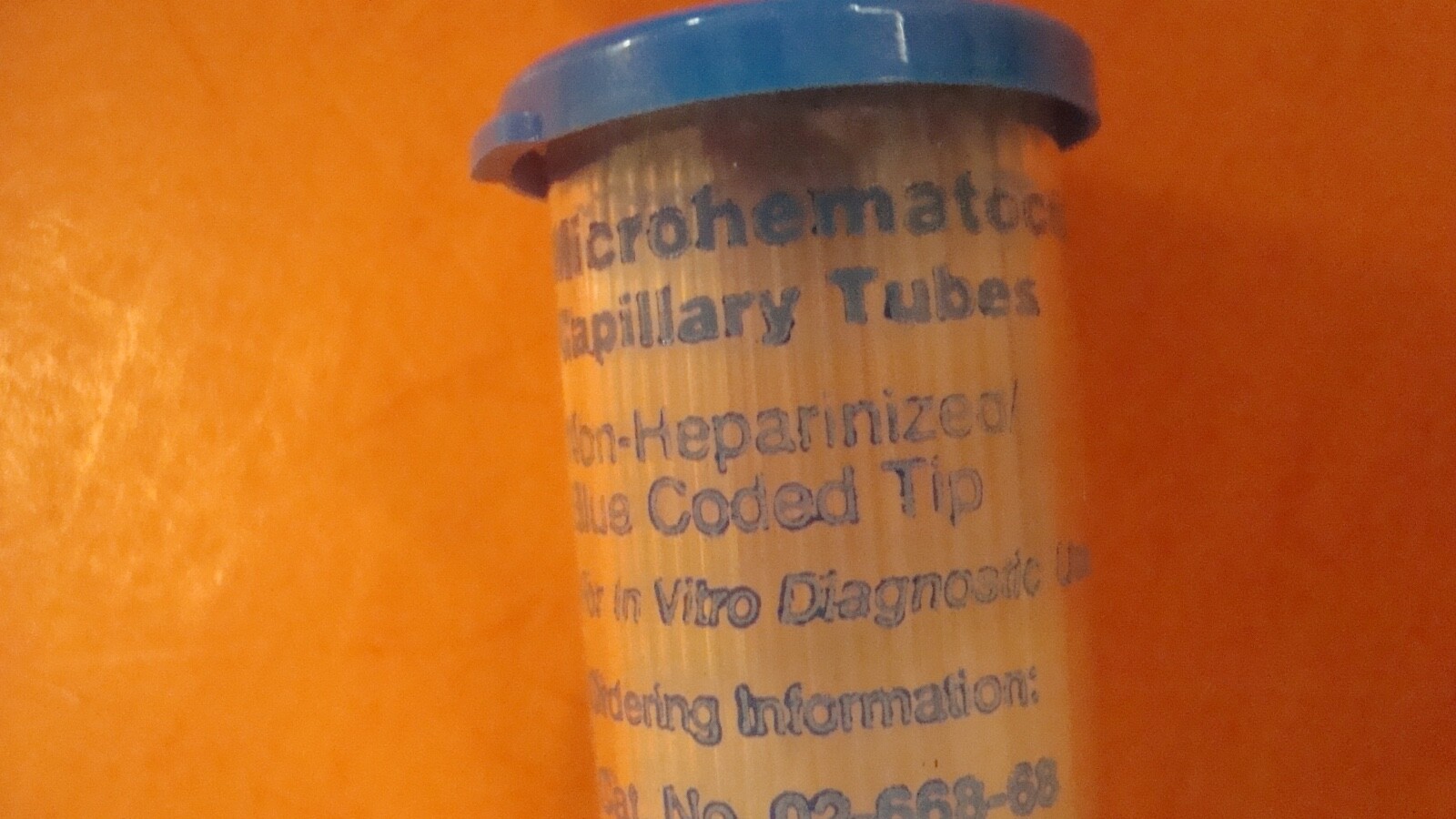 MICROHEMATOCRIT CAPILLARY TUBES 75mm Blue Tip 02-668-68 200 count