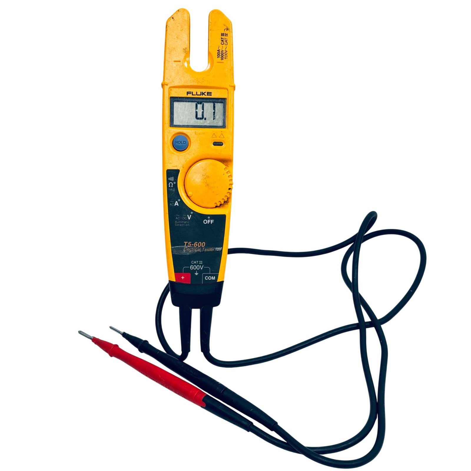Fluke T5-600 Electrical Digital Multimeter Tester CAT III 600V