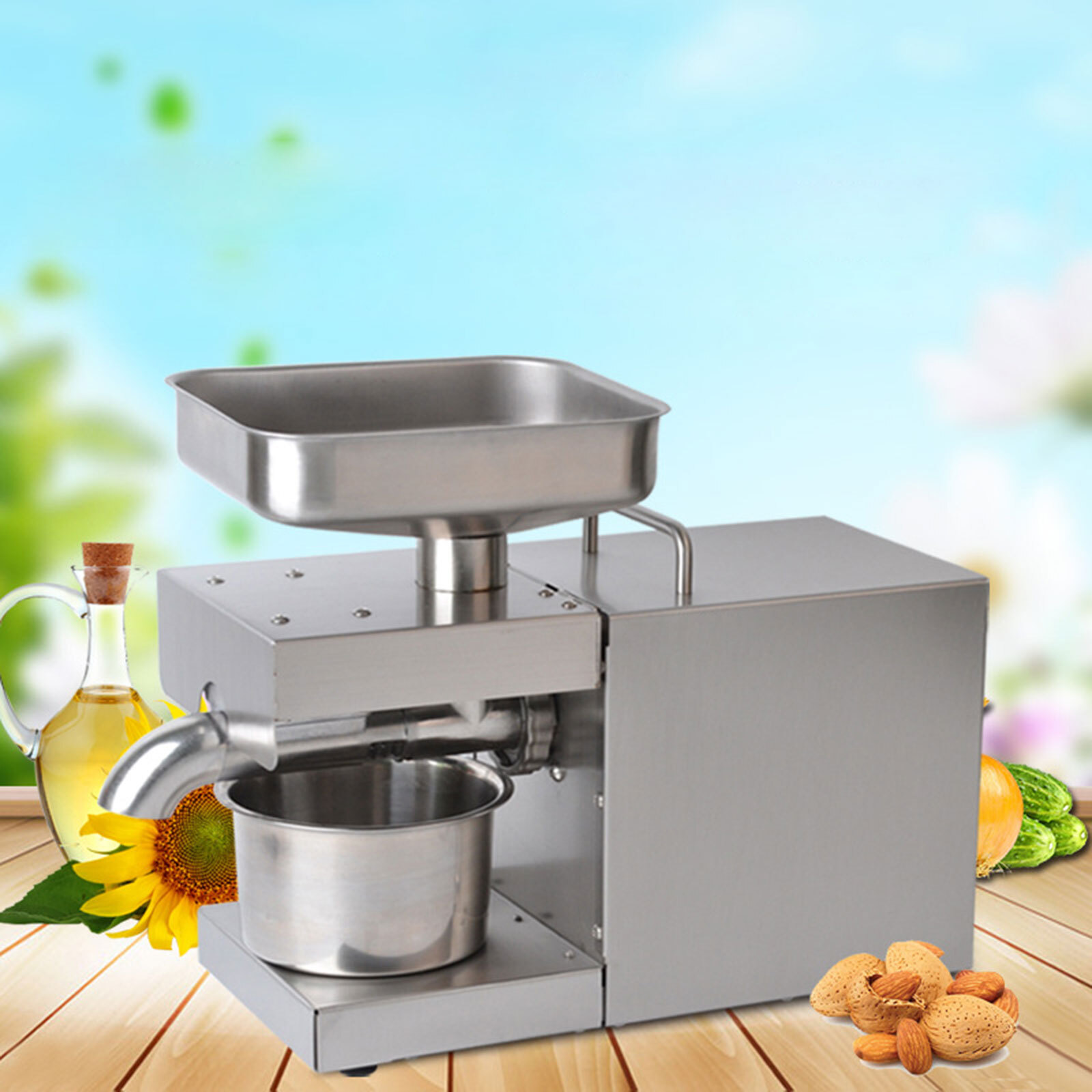 Commercial Automatic Oil Press Machine Oil ExpellerElectric Cold/Hot Oil Machine