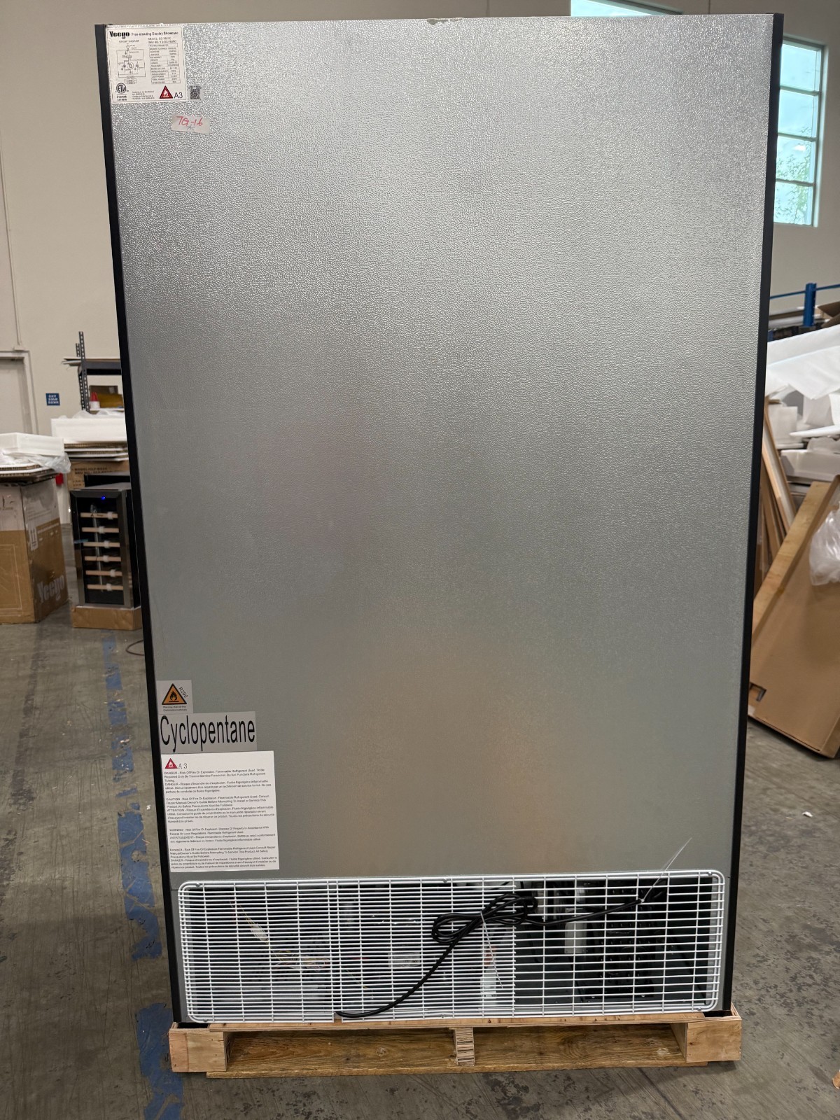 Yeego Commercial Merchandiser Refrigerator 27.12 Cu.Ft Upright Beverage Cooler