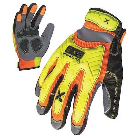 Ironclad Performance Wear Exo-Hzi-05-Xl Hi-Vis Mechanics Gloves, Xl,