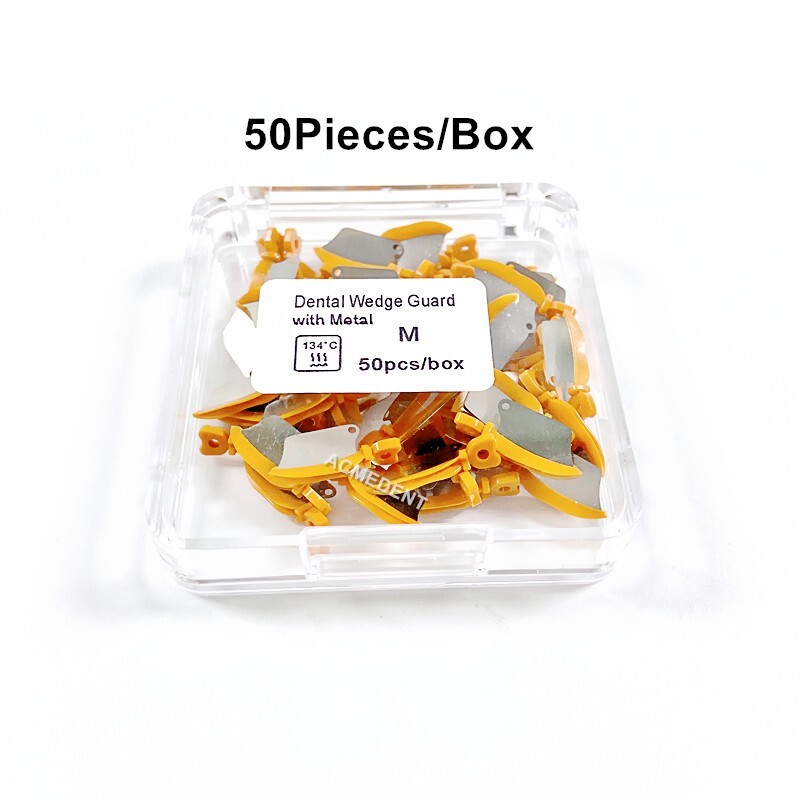 50Pcs Dental Tooth Prep Interproximal Diastema Wedge Guard Matrix Fender Wedges