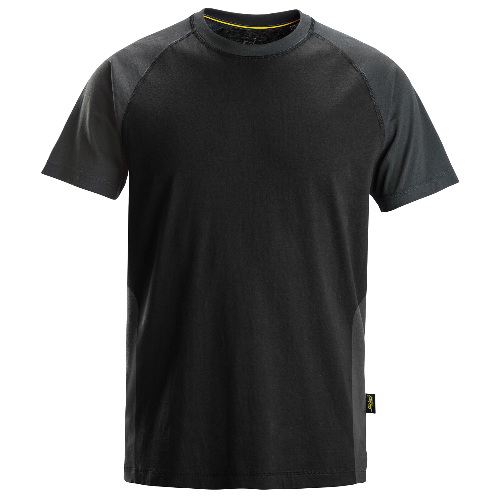 Mens Snickers Workwear Two Coloured T-Shirt Combo Top Black Red Blue 2550 S-XXXL