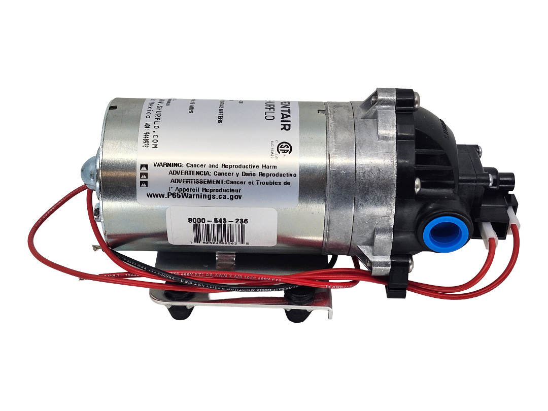 8000-543-236 Shurflo 1.8 GPM Diaphragm Pump with Automatic Switch – 12 VDC