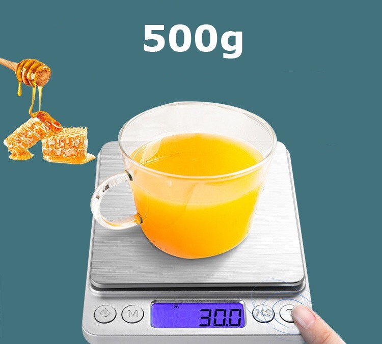 500g Digital Jewelry Scale Kitchen Jewelry Gold Electronic Scale Precision 0.01