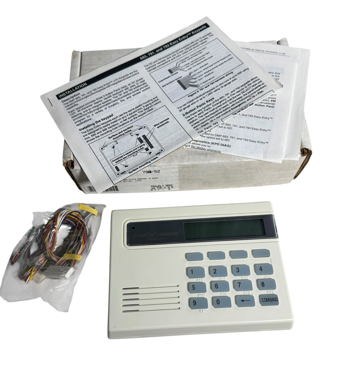 DMP Digital Monitoring Products – Executive Series Security Alarm Keypad 790-52