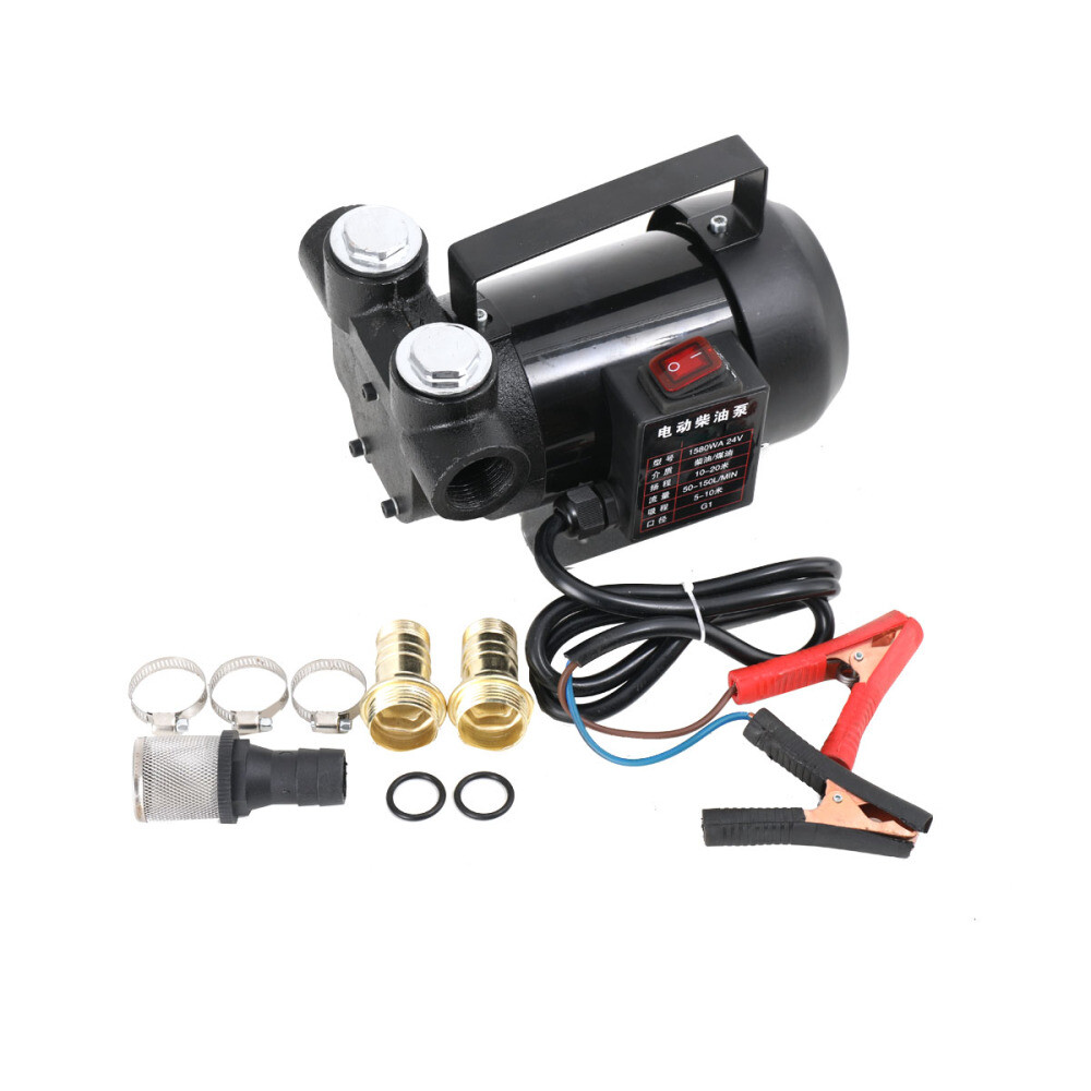Electric Diesel Transfer Pump 550W Fuel Transfer Pump Kit 24V Electric Fuel Pump