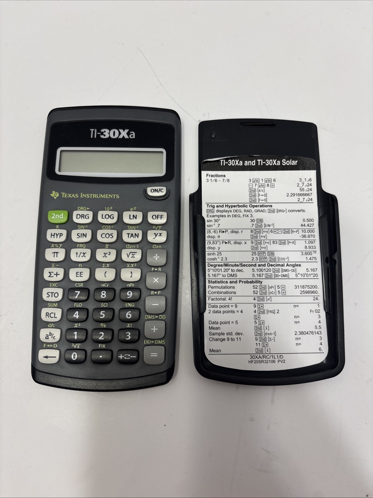 Texas Instruments TI-30Xa Scientific Calculator Used TESTED