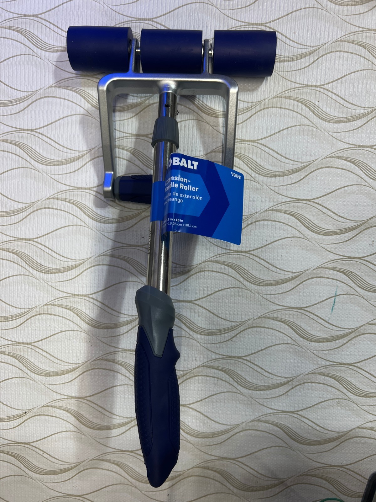 Kobalt Handle Roller 13″-18 1/4″ Extension Blue Silver Brand New