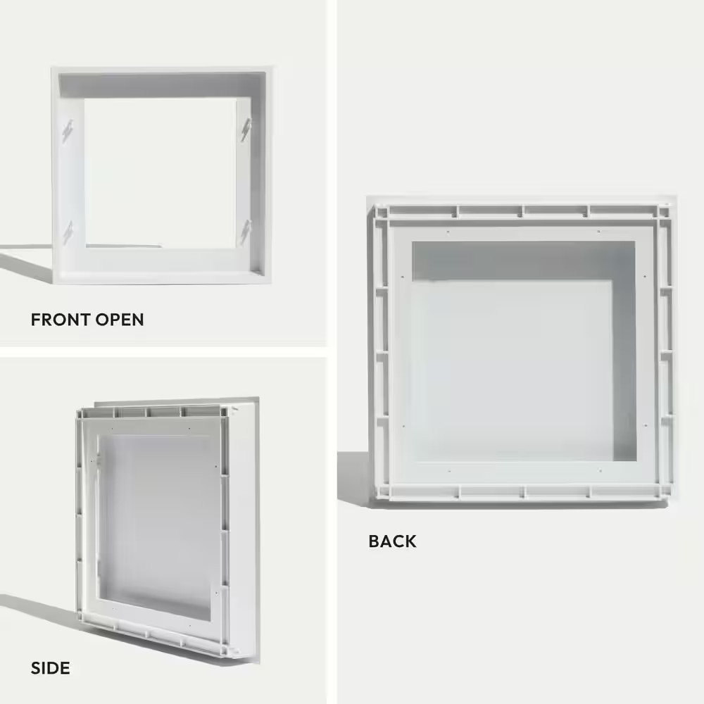 Framed Exhaust Mount (Lite) 14.25 In. X 14.25 In. White