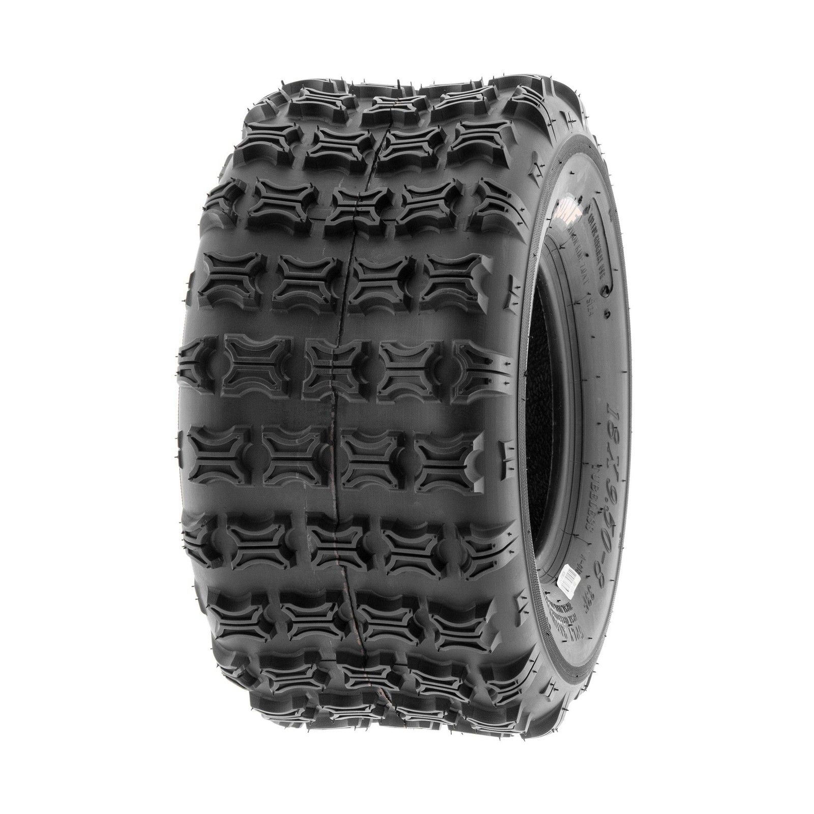 SunF A018 Lawn Tractor Tire 18×9.5-8, 6-PR |»H»-Knob Tread