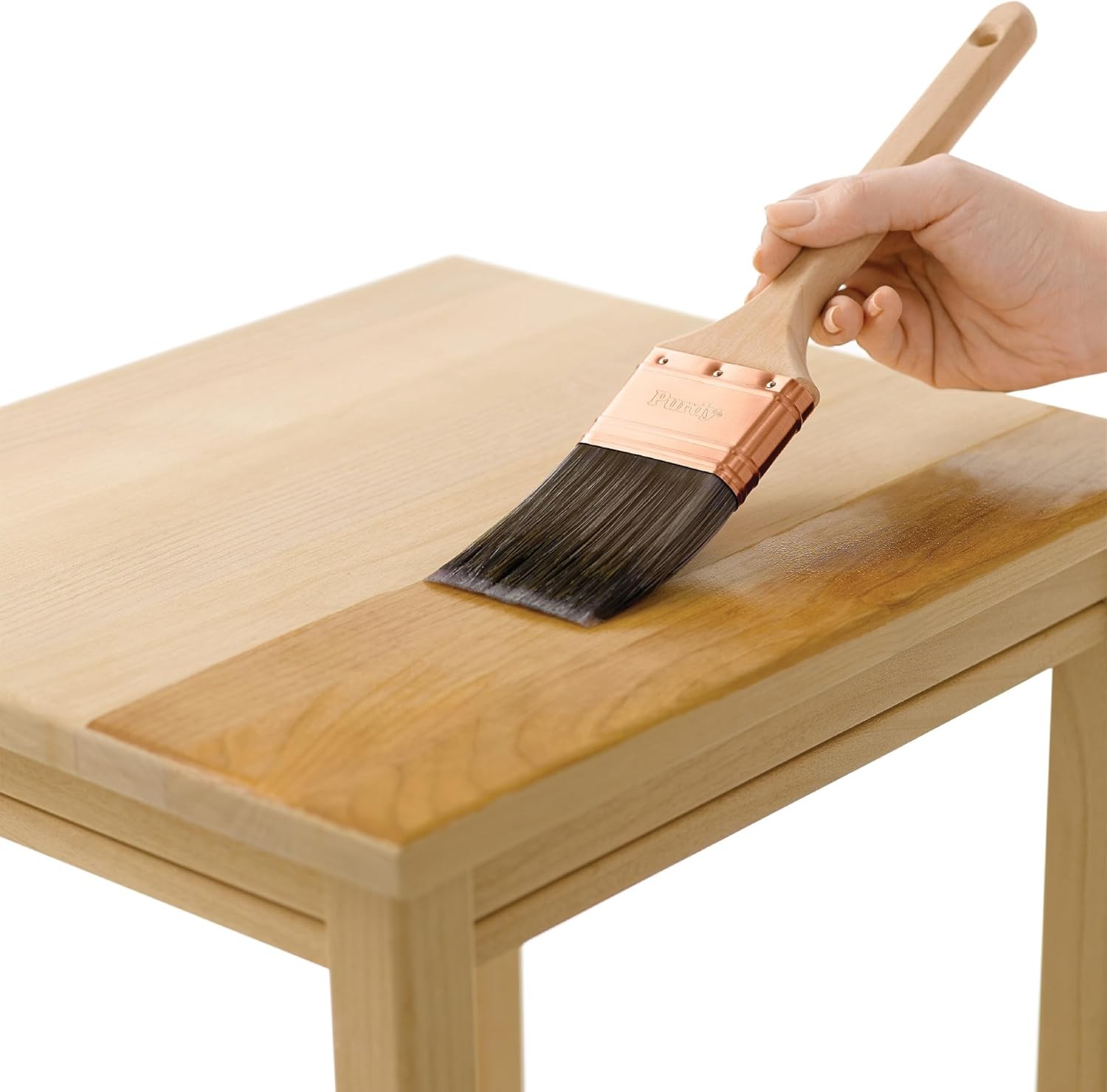 Minwax Fast Drying Polyurethane Protective Wood Finish, Warm Quart, Satin