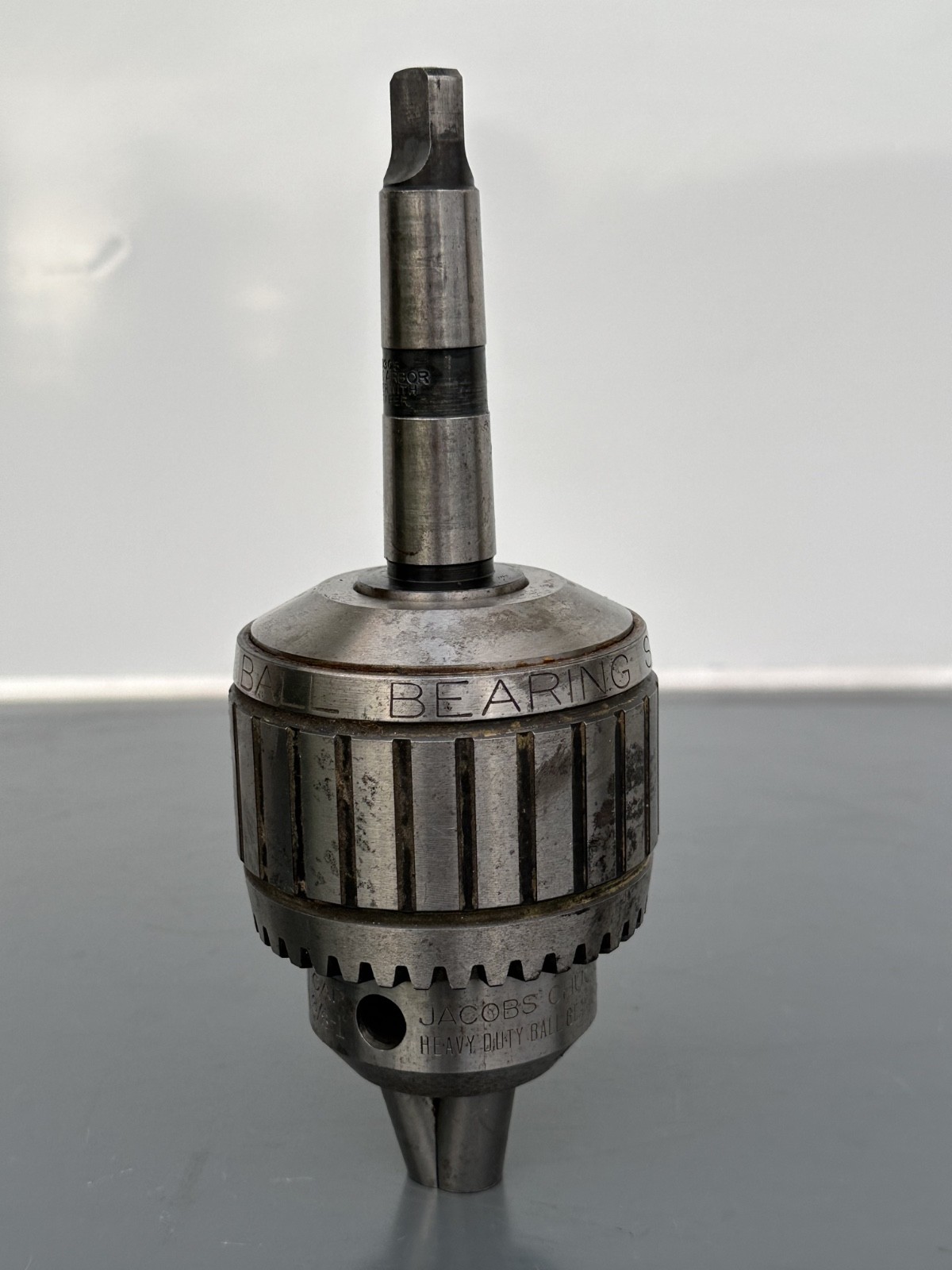 Jacobs 20N HD Ball Bearing Super Chuck 3/8-1″ Cap w/ MT3 Arbor
