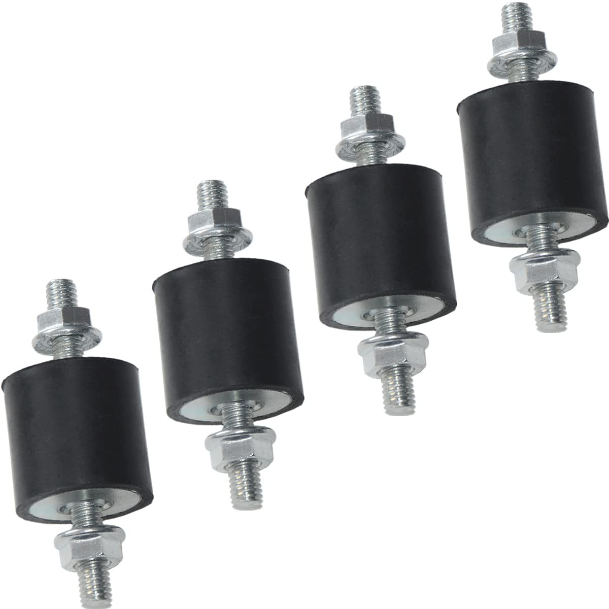 4pcs 25 x 25mm Rubber Mounts Rubber Vibration Isolator Mounts Shock Absorber …