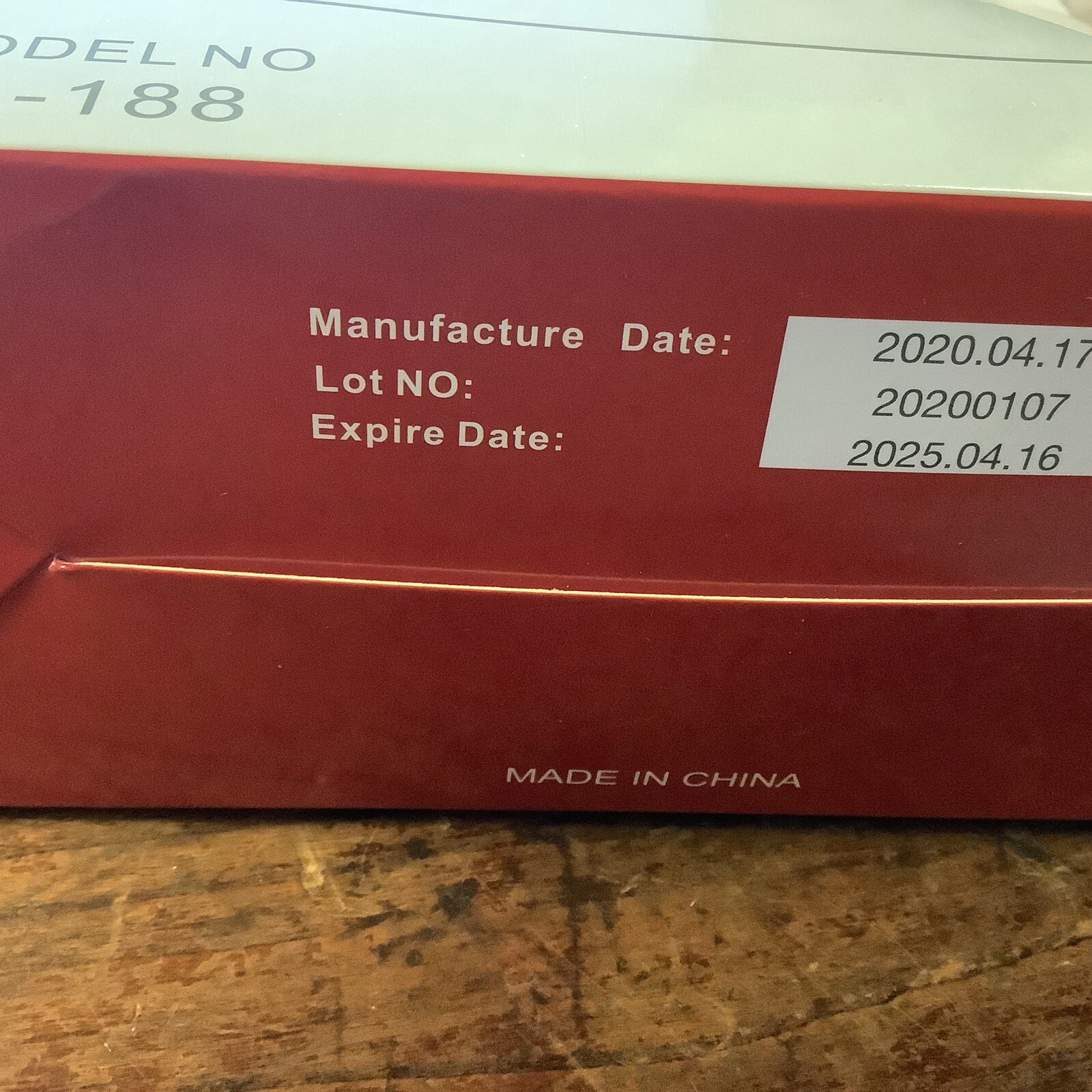 Niosh L-188 N95 Particulate Respirator Mask (20 masks)