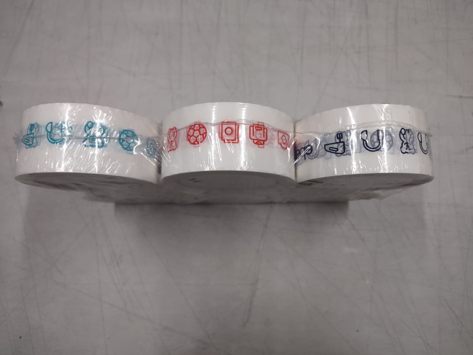 6 ROLLS OF OFFICIAL EBAY BRANDED TAPE L.E. PACKING SHIPPING SUPPLIES 75′ x 2″