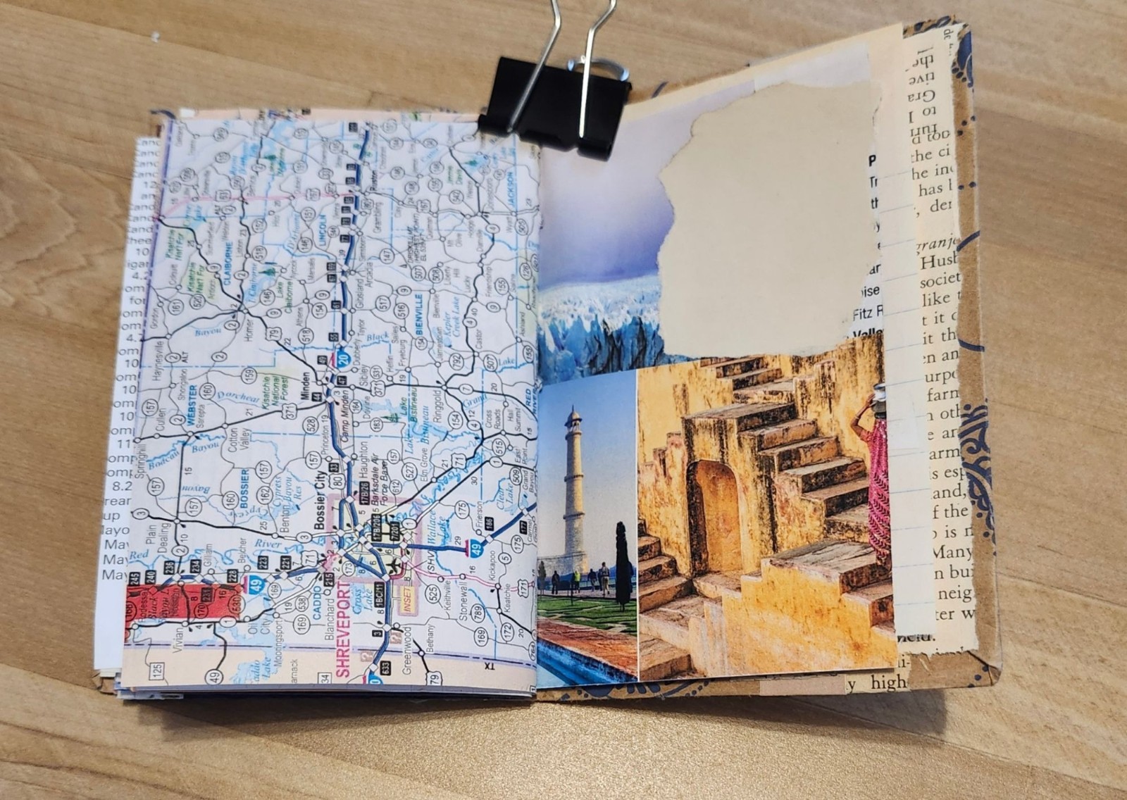 Handmade Junk Journal 56 pages Pocket Notes