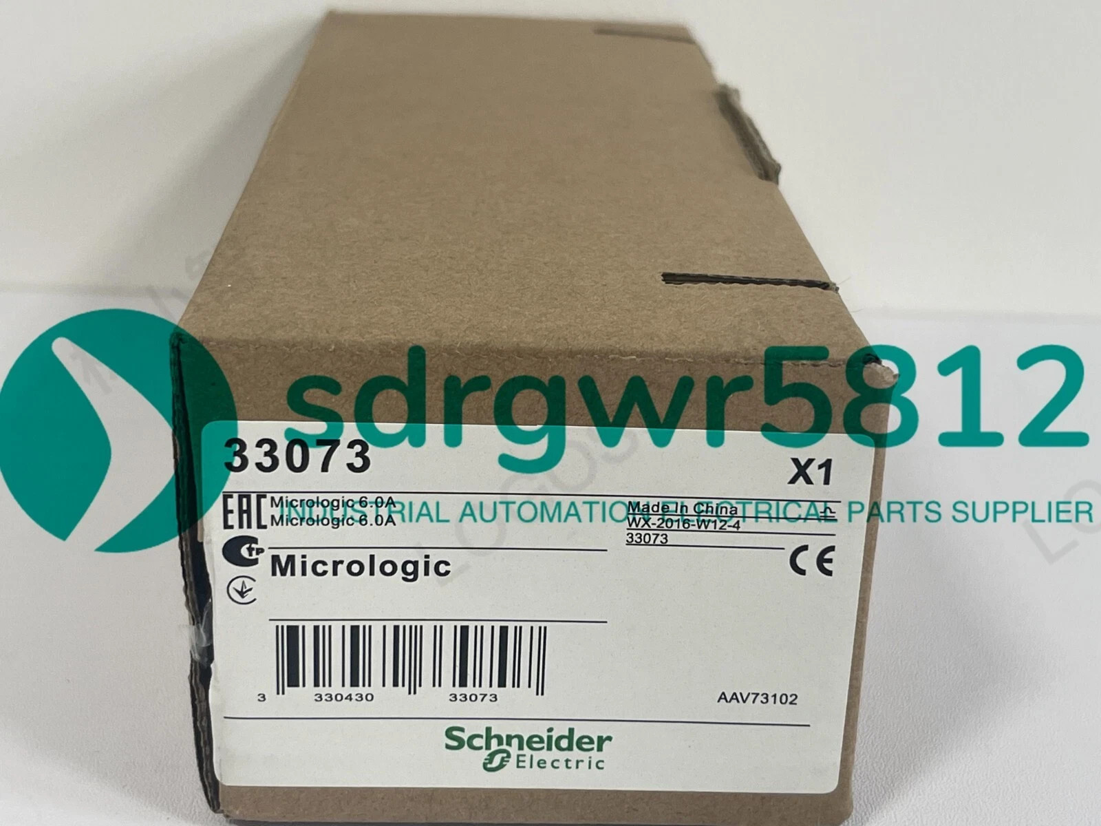 New Schneider 33073 Micrologic 6.0A In Box Expedited ShippingControl unit brand