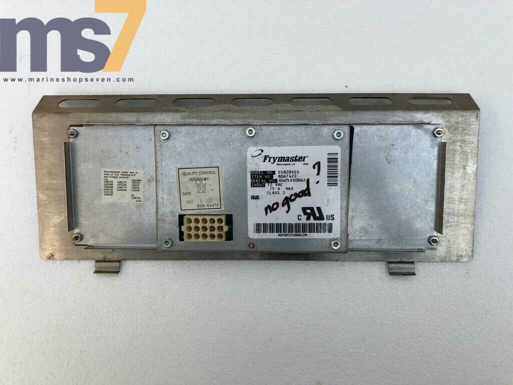 FRYMASTER SS8204SS ANALOG CONTROLLER PANEL 12 VAC