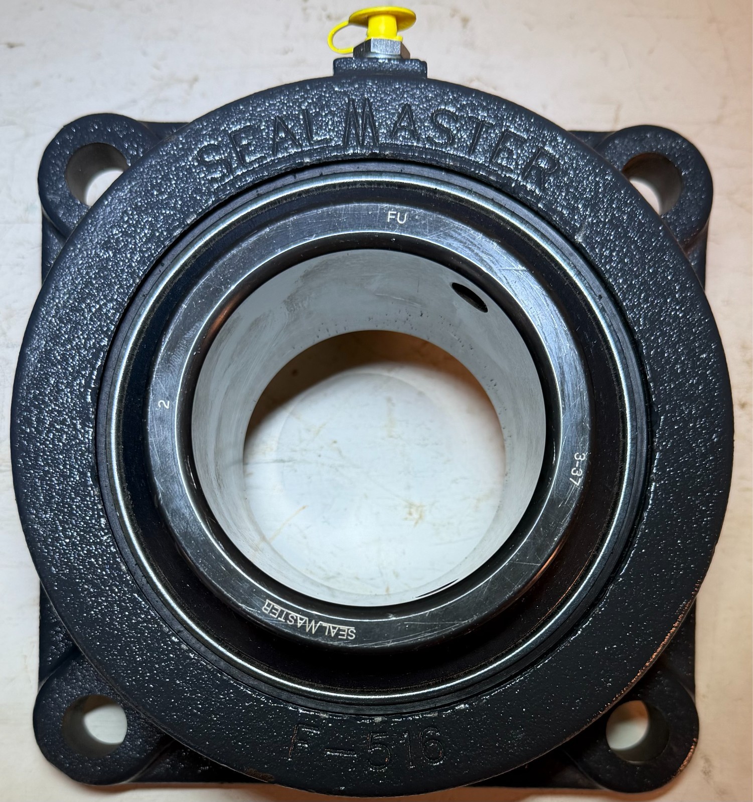 SEALMASTER MSF-55 Flange Bearing, 4-Bolt, Ball, 3-7/16″ Bore, FREE SHIPPING