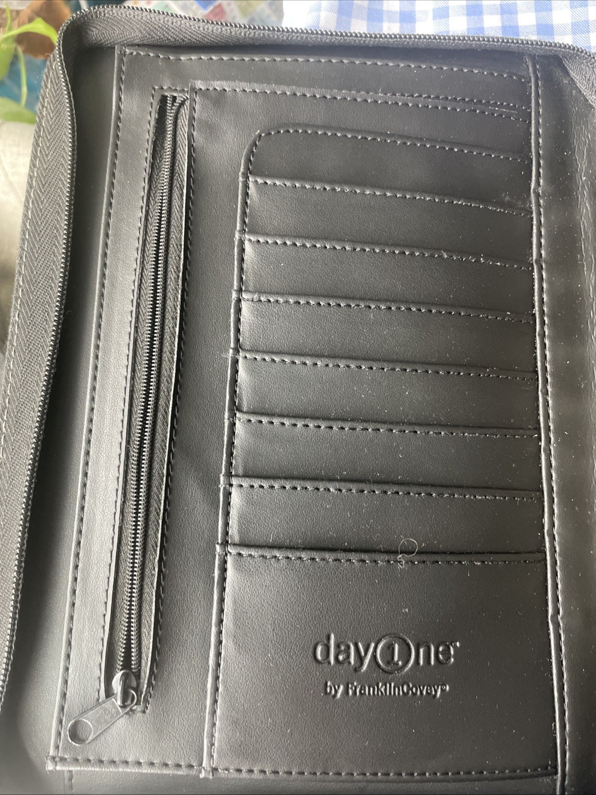 Notebook Organizer Multiple Pockets With Handle NWOT Back By Franklin Dovay