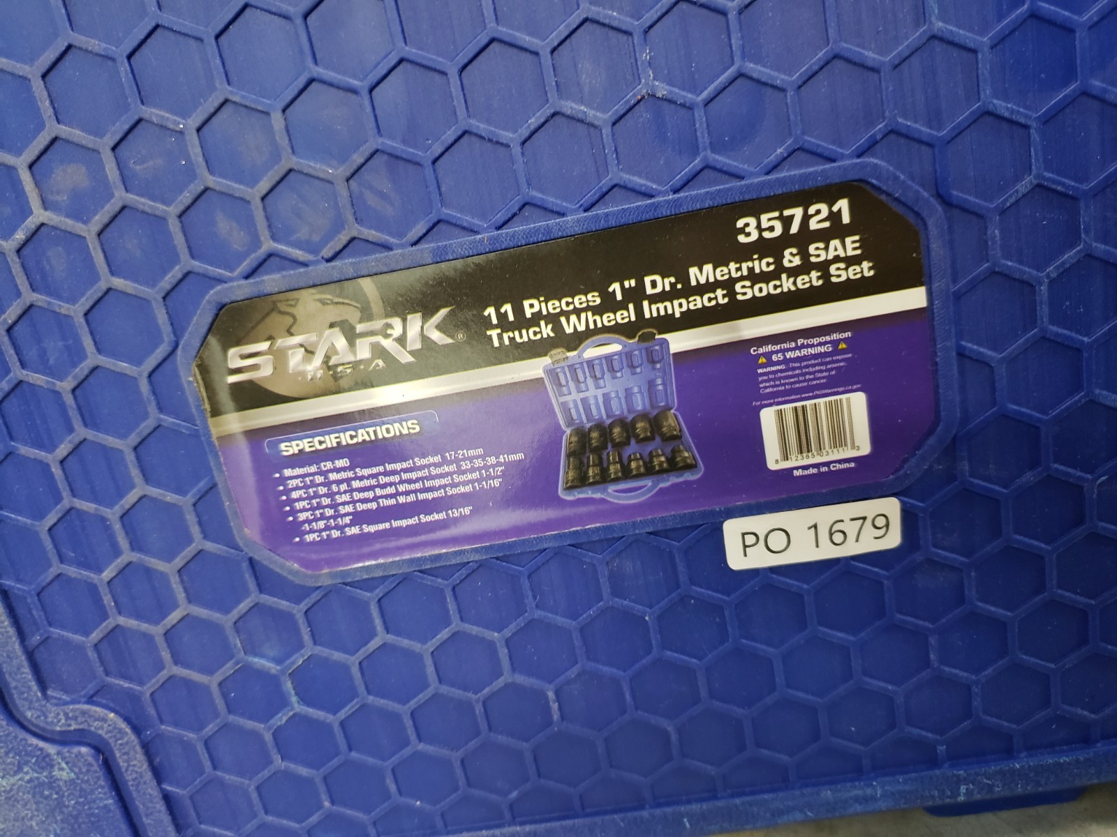 Stark USA 11-piece Premium Impact Socket Set 1″-inch Drive Metric & SAE