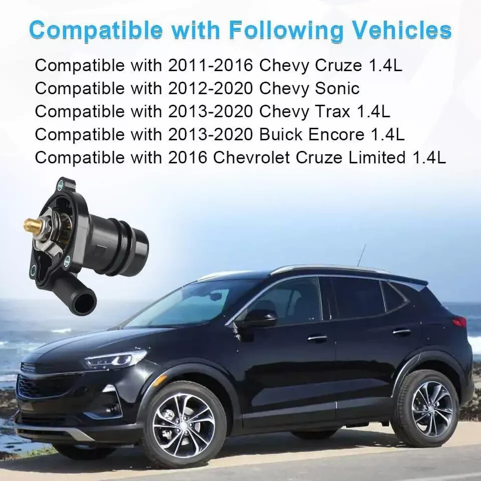 55565336 Engine Coolant Thermostat Housing Assembly Compatible With 2011-2016