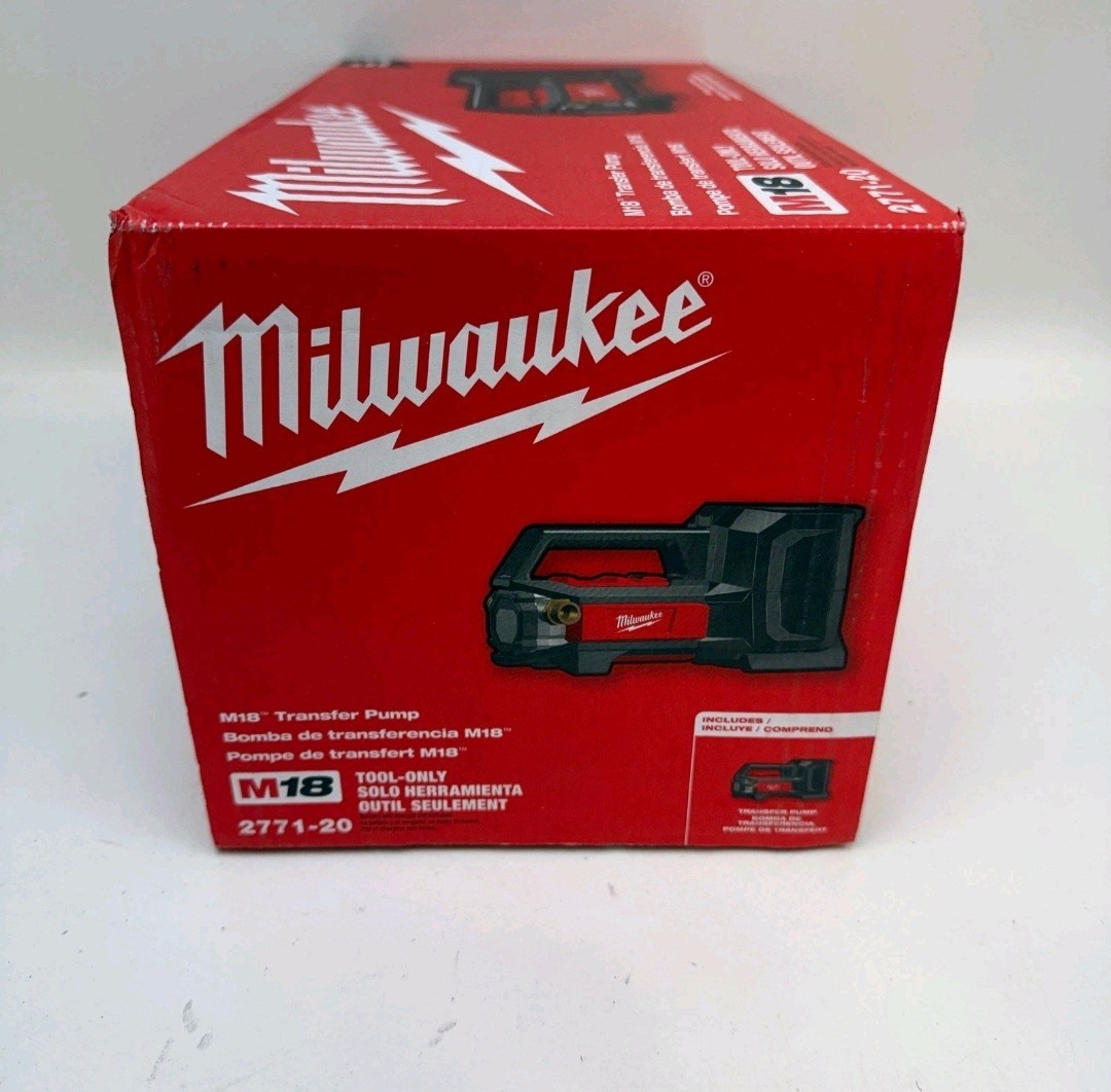 Milwaukee 2771-20 M18 18V Cordless Li-Ion Water Transfer Pump – Bare Tool