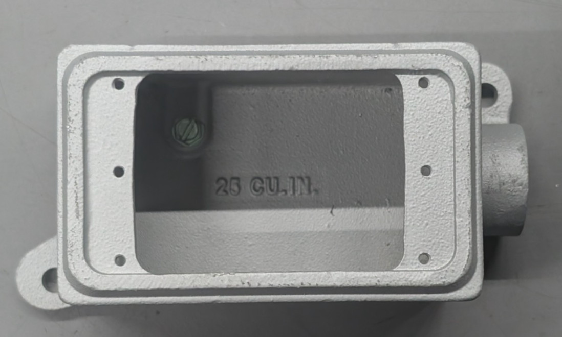 Appleton FDE-75 Unilet 3/4″ Deep Cast Device Box Single Gang Malleable Iron NOS