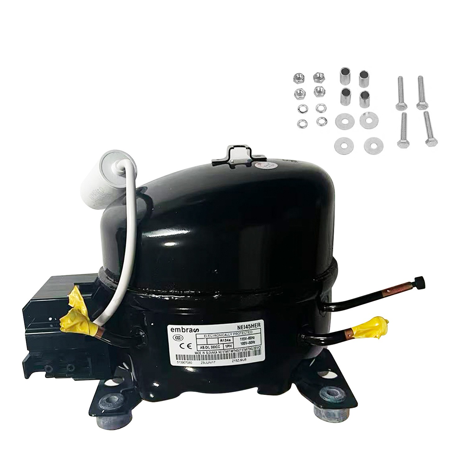 For Sub Zero Embraco EMU30HSC 700-6959 Compressor Assembly R-134A 115V 60Hz