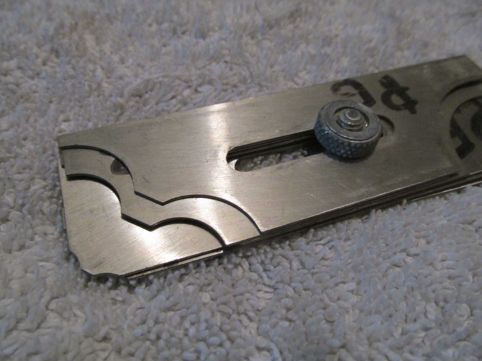 The Fibre-Metal Products Co. Weld Fillet Gage 6 Vintage Welding Gauges Tool