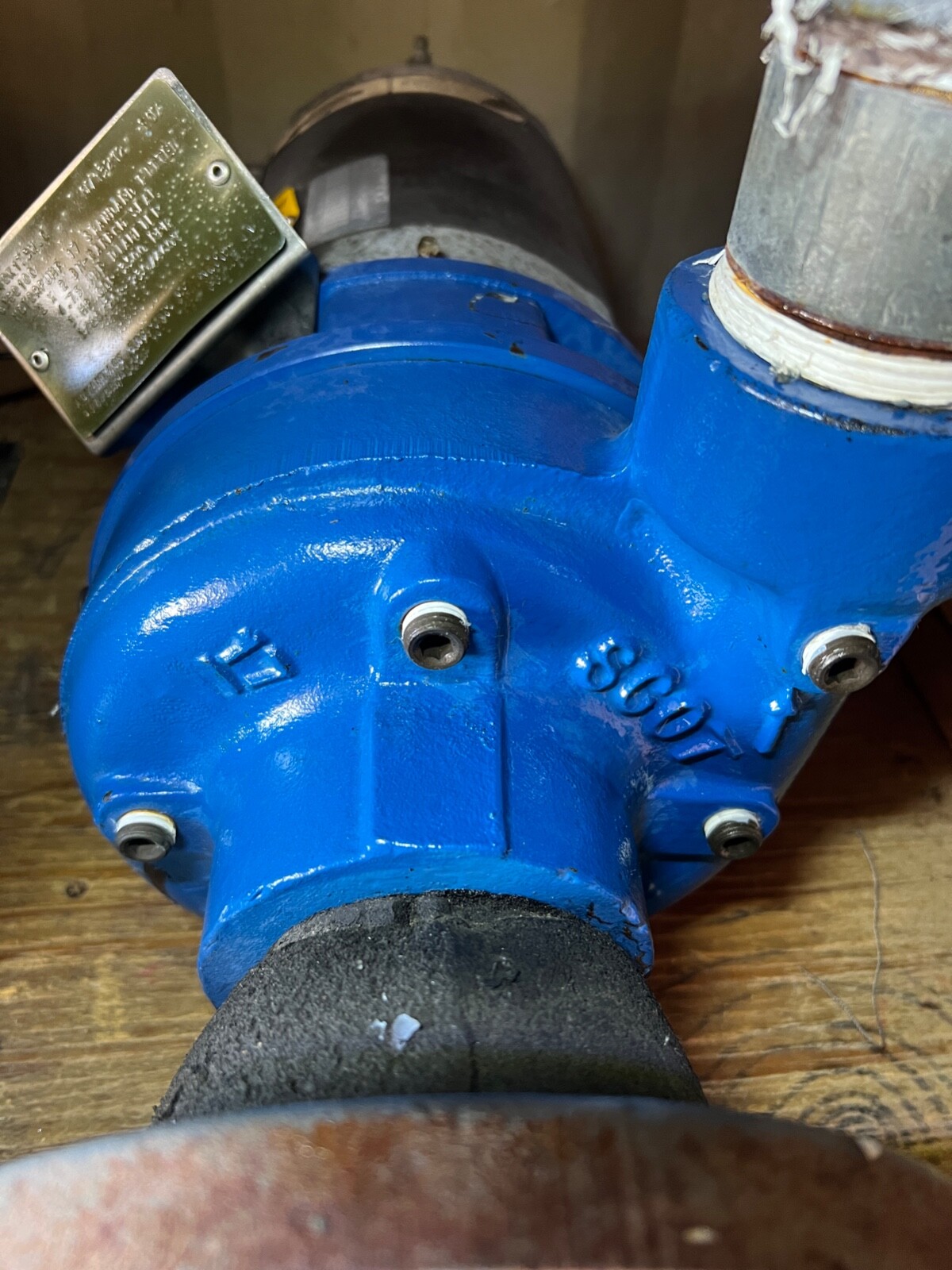 Scot Motorpump 17 Centrifugal Pump, 2 X 2, SC3040K173W.C 3 HP Baldor Motor