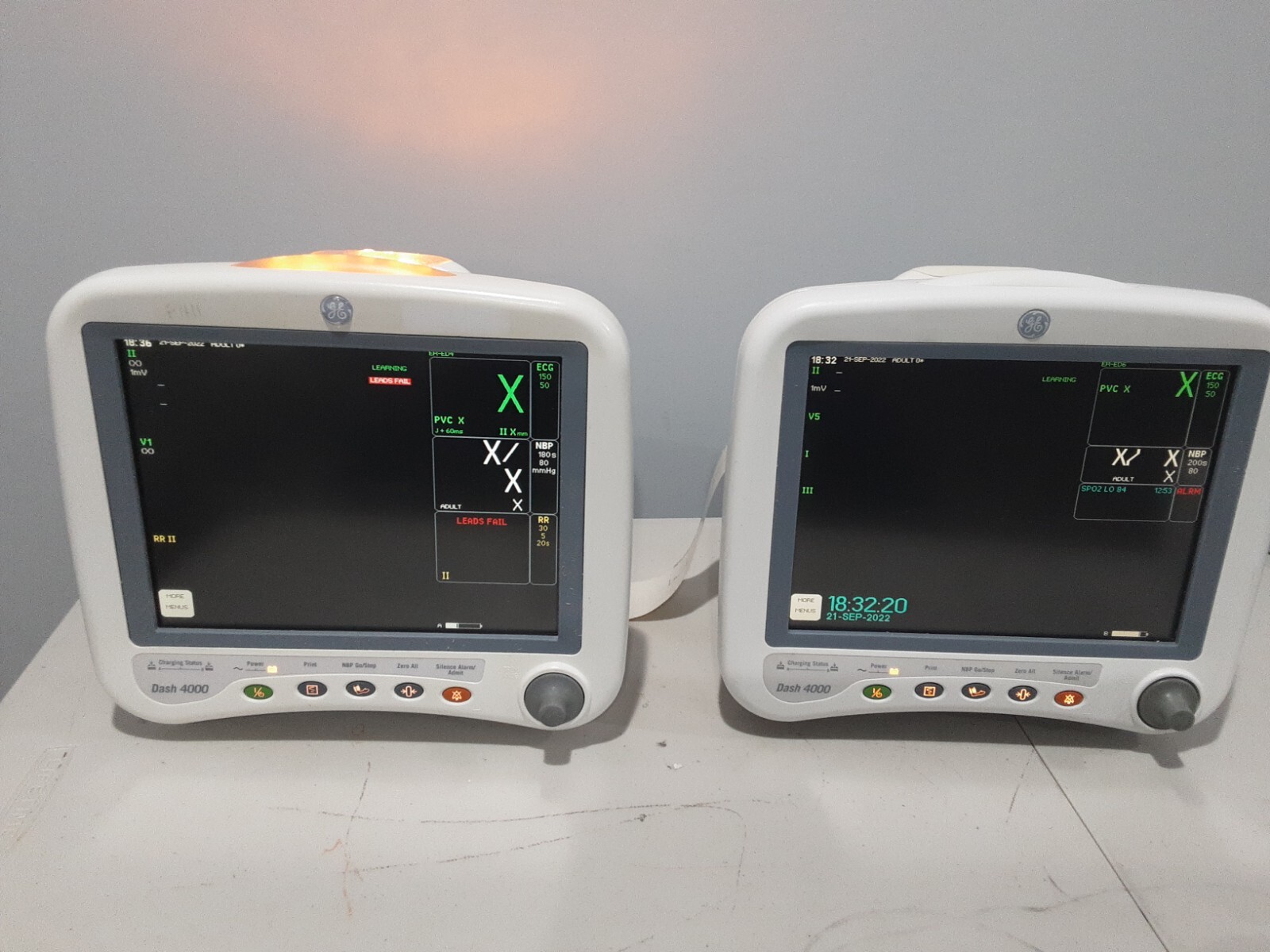 GE Dash 4000 . Set of 2 Monitor MASSIMO p02 and soft 7.2 with 2 IBP and Co2