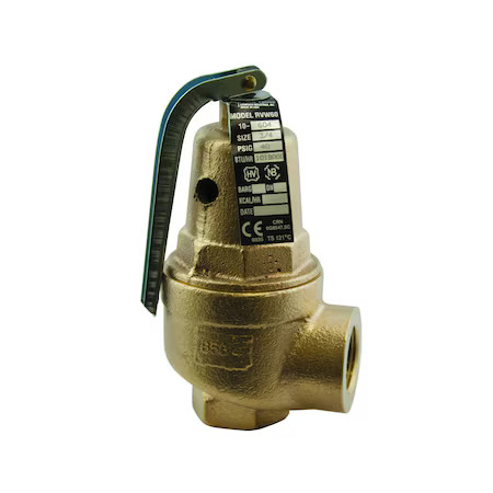 Apollo Valves 1060705 Safety Relief Valve, 1-1/2In, 30Psi, Bronze