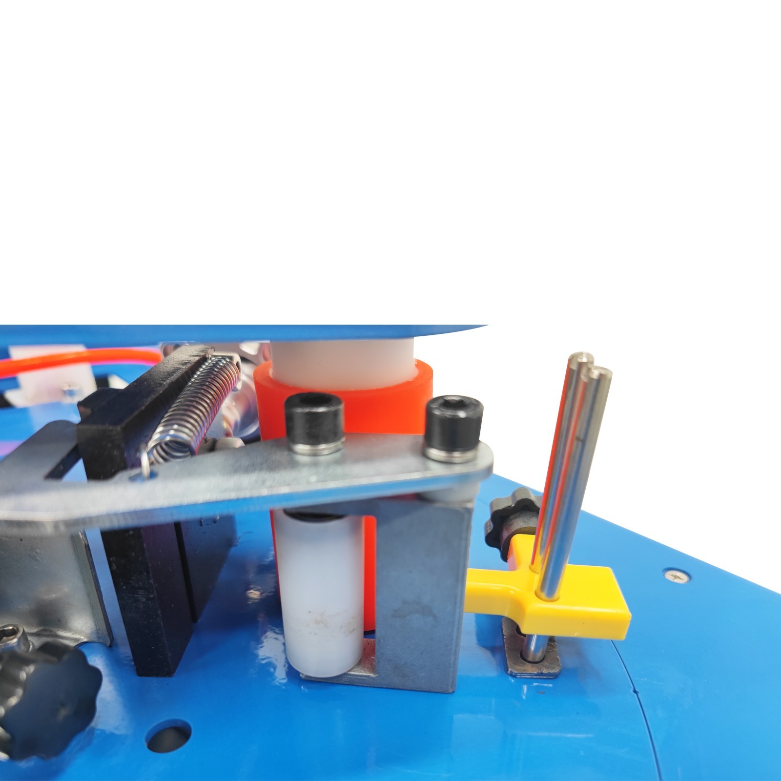 110V Woodworking Curve&Straight Edge Bander Double-sided Polishing Trimming