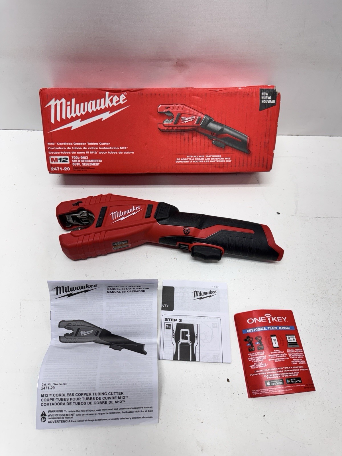 Milwaukee 2471-20 M12 Cordless Copper Tubing Cutter (Tool Only)