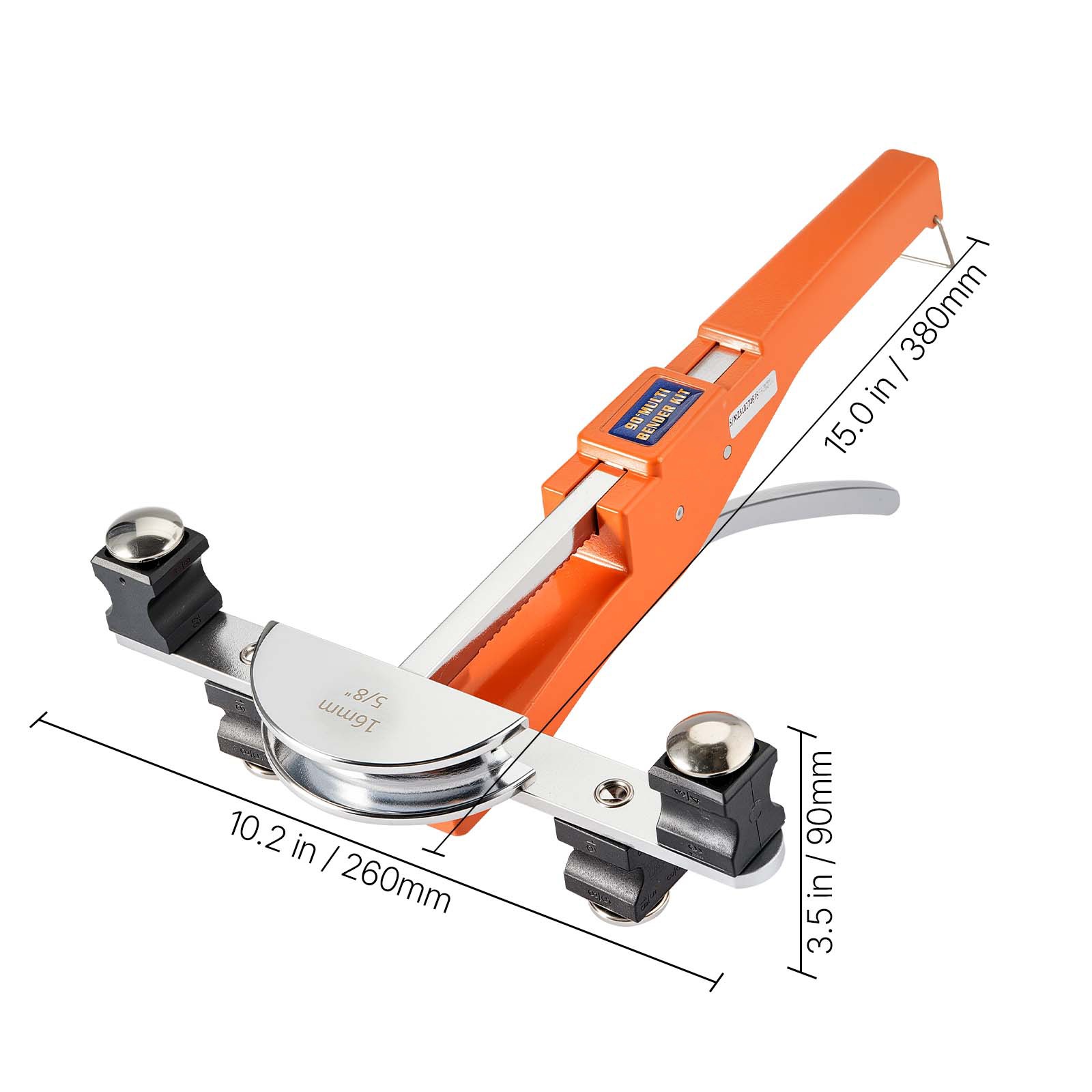 Uimoso Ratcheting Tube Bender Kit 1/4-7/8 Inch with Forward and Reverse Options