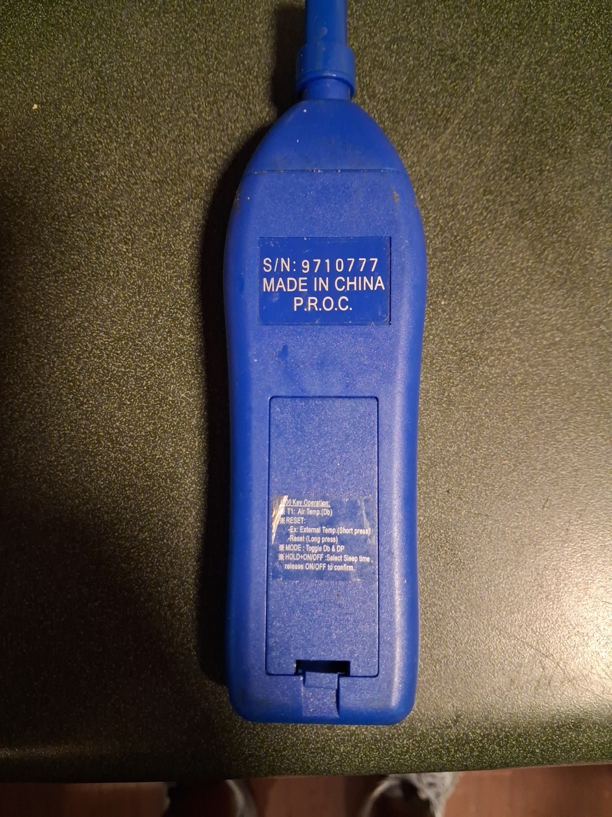Yellow Jacket 69008 Digital Psychrometer, -4° to 122°F (-20° to 50°C)