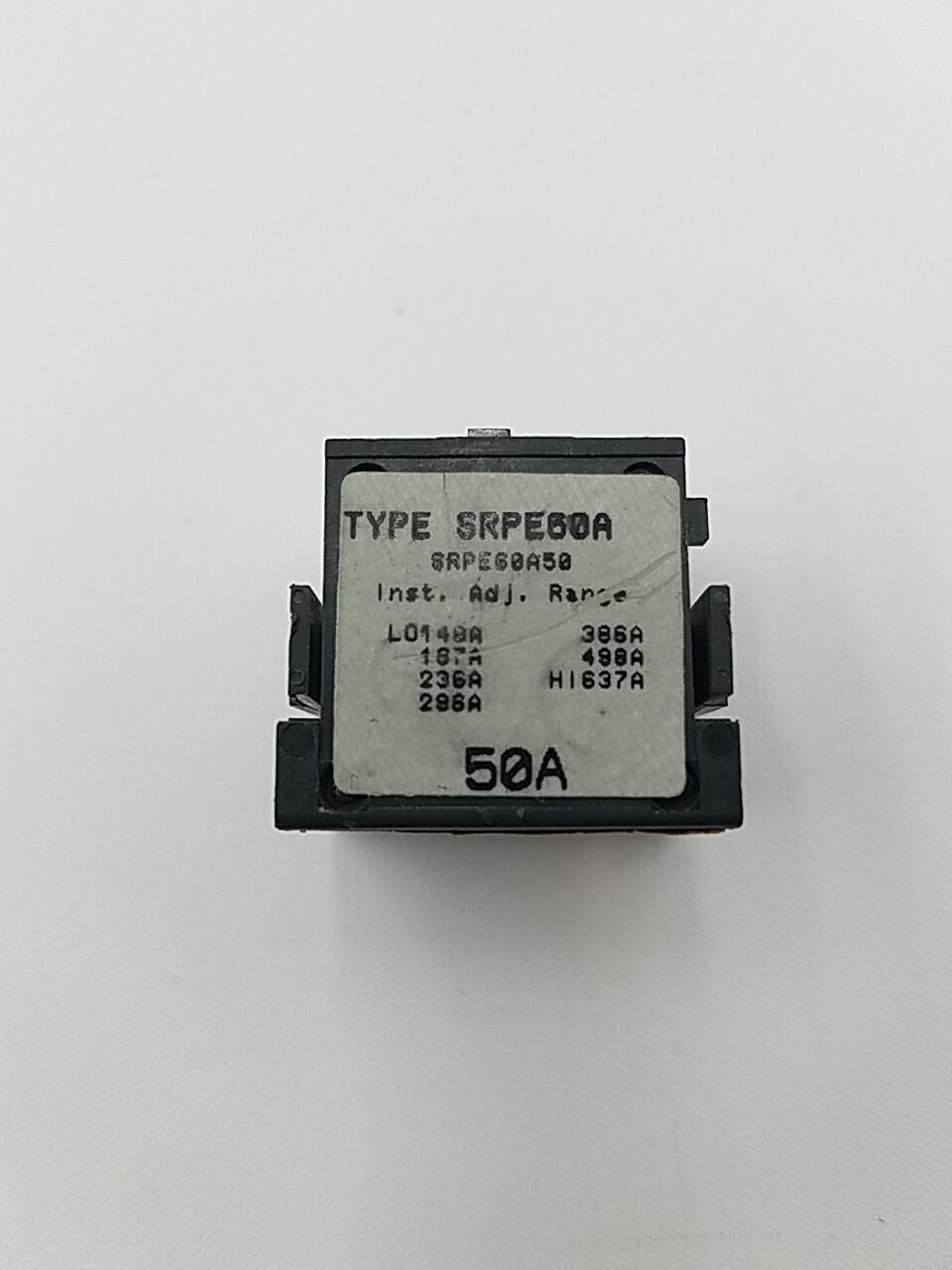 GE SRPE60A50 Rating Plug 50A SRPE60 50 Amp Frame SEDA SEHA SELA SEPA
