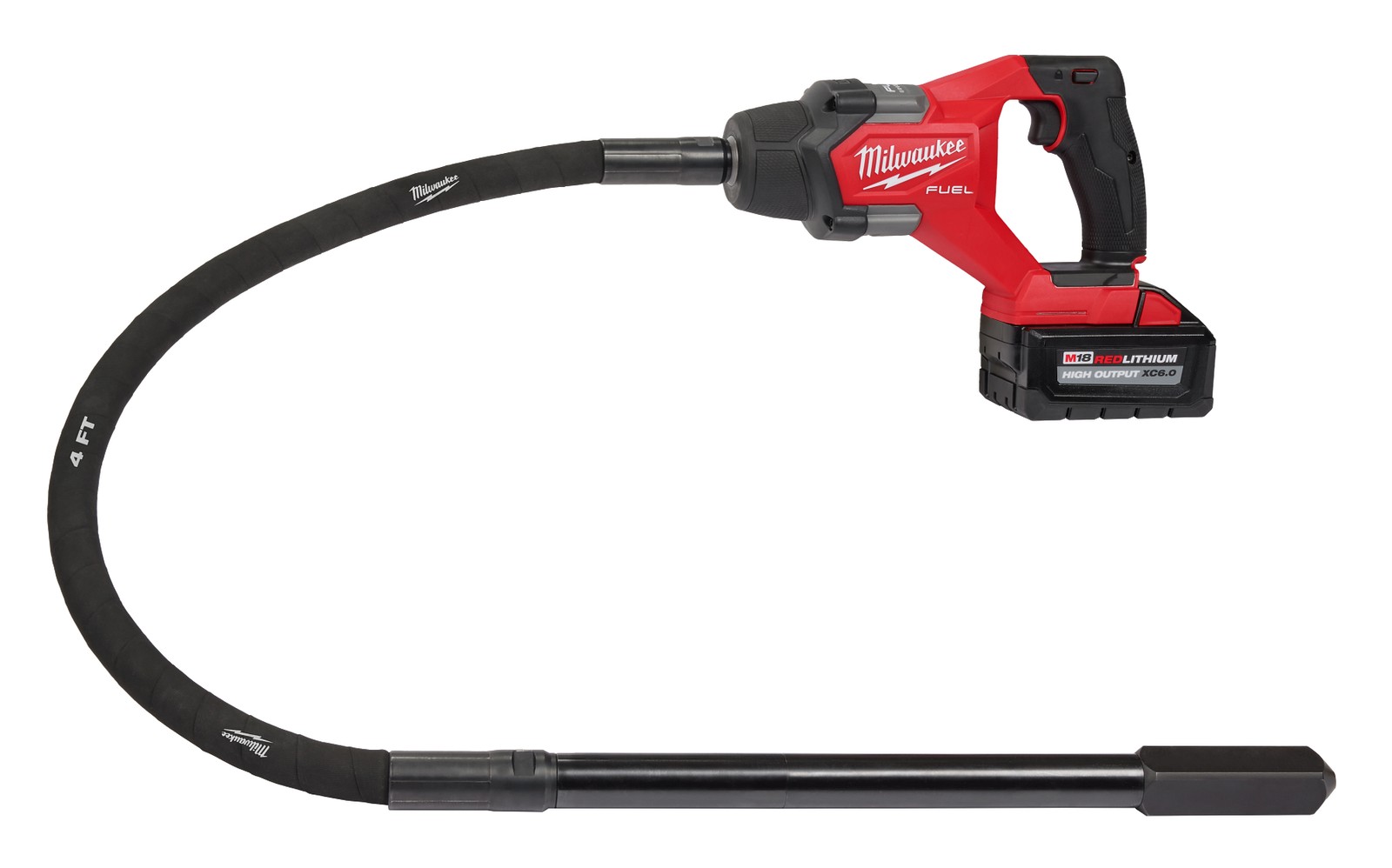Milwaukee Tool 2910-20 M18 FUEL 4′ Concrete Pencil Vibrator Tool Only