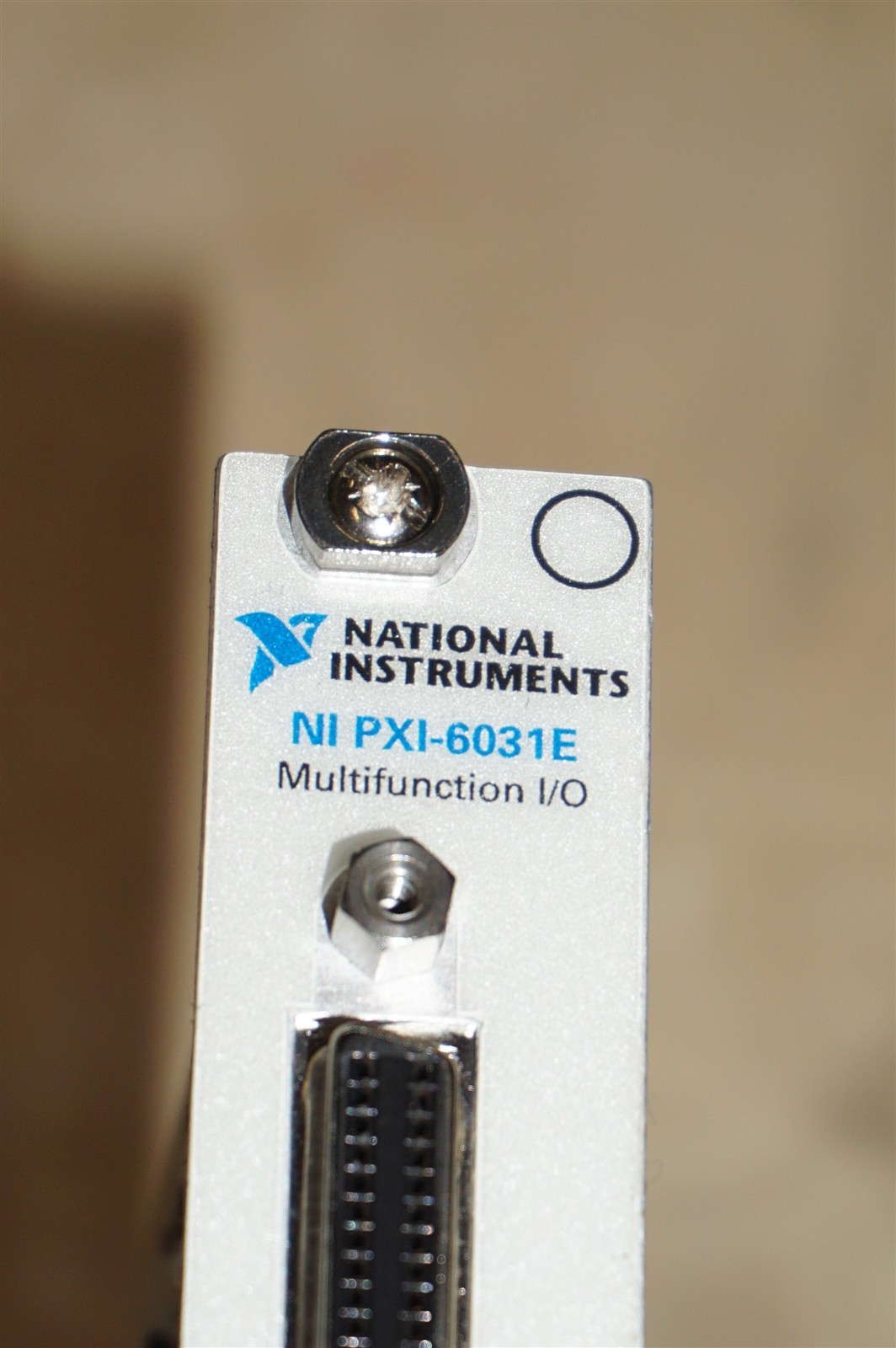 National Instruments PXI-6031E, 100kS/s Multifunction I/O, 64 Inputs, 16 Bits