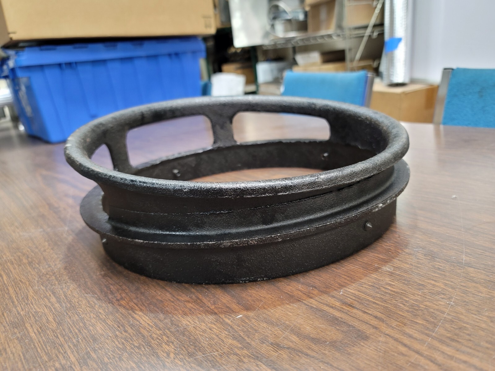 13″ Hole Cast Iron Ring Rim Replace Old Wok Ring for Chinese Wok Range