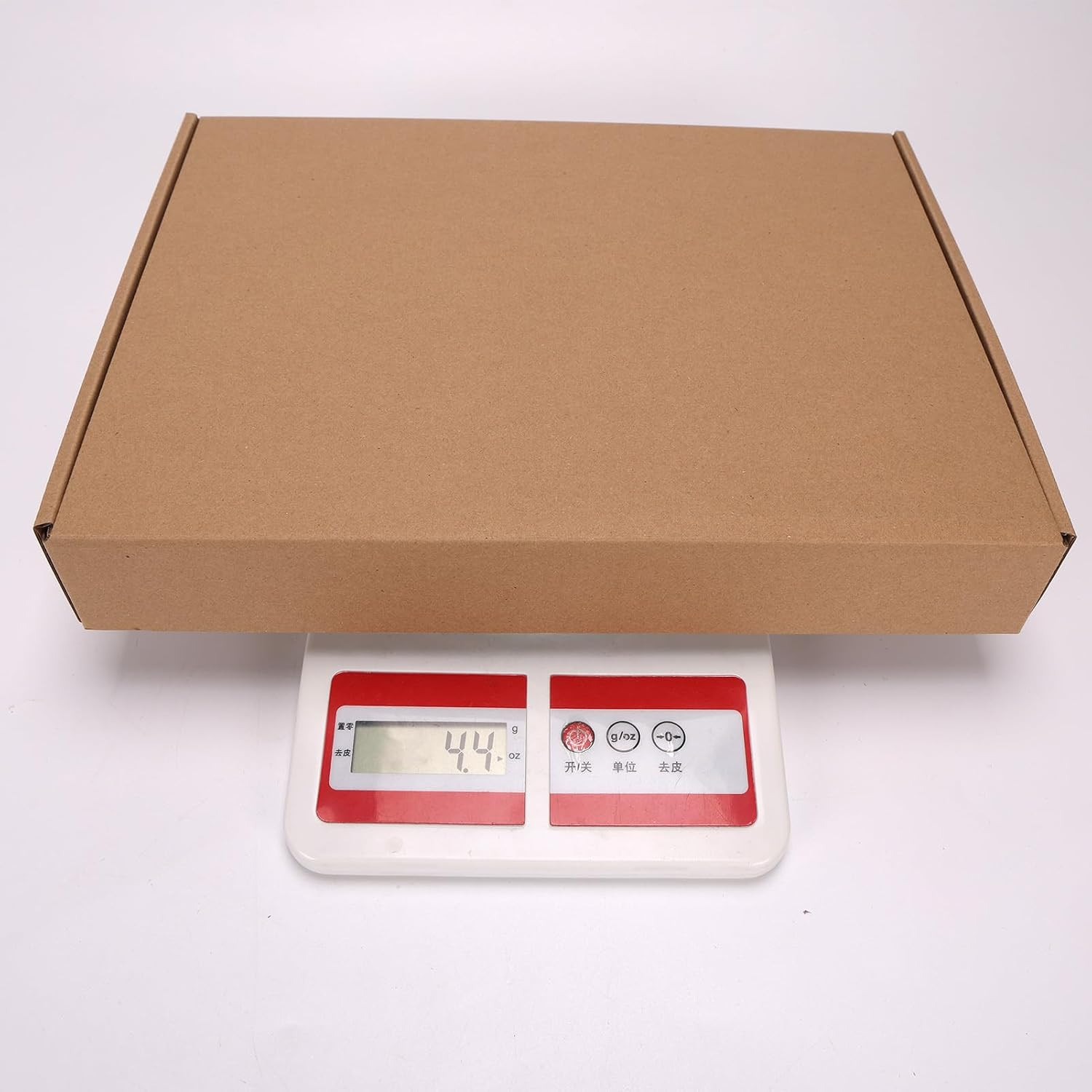 Set of 6 Brown Cardboard Shipping Boxes, 13x10x2 Inch, Easy Fold & Lock