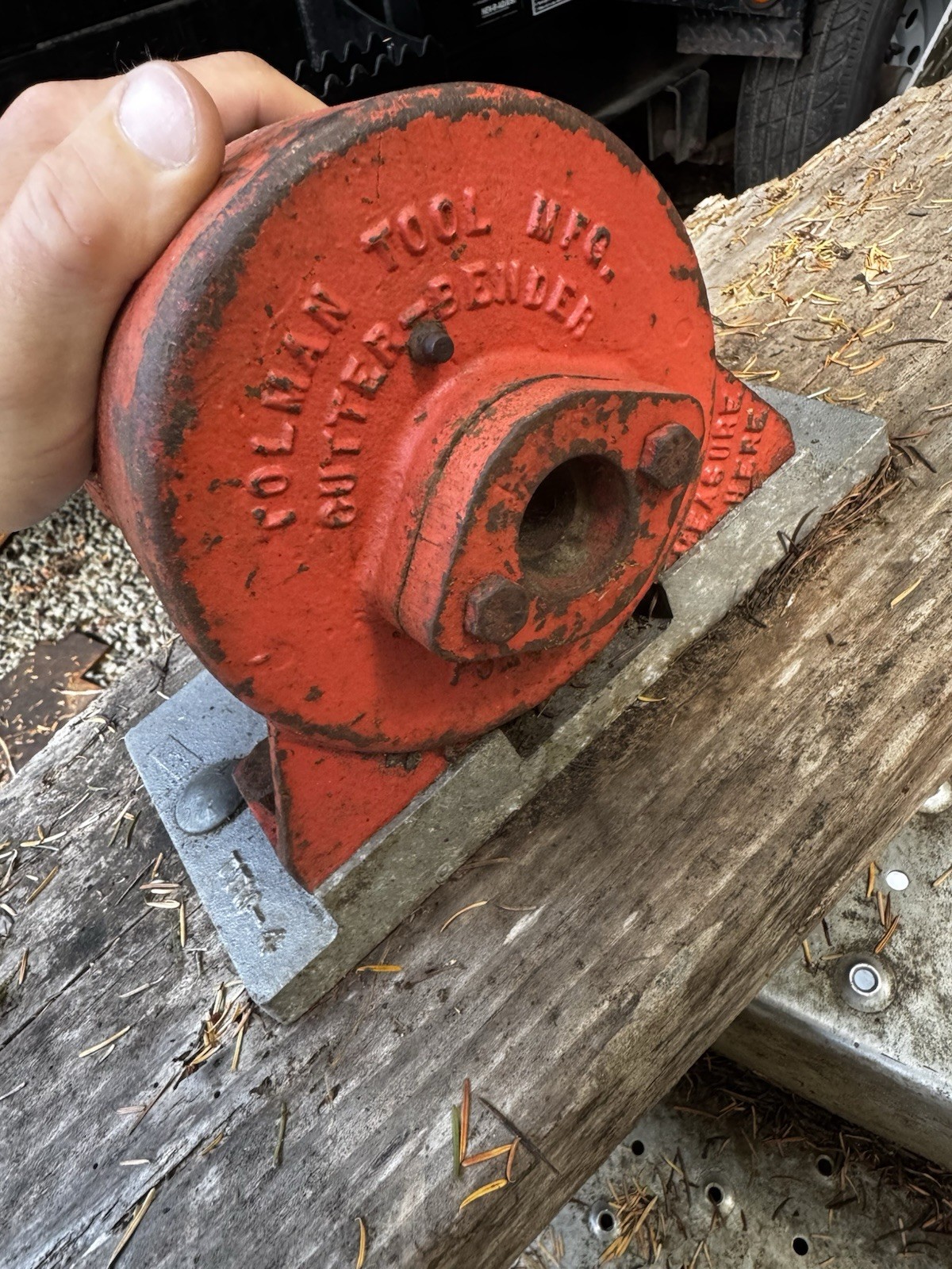 Tolman Tool Manufacturing TTM -4 Rebar Cutter & Bender #4 Rebar