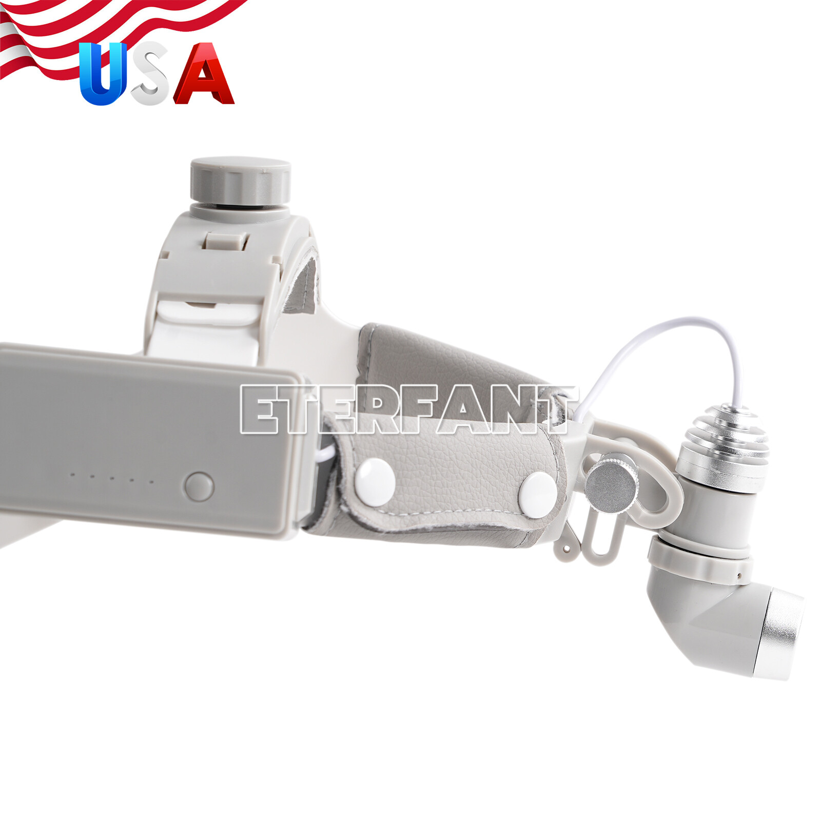 10W LED Dental Medical Headband Head Light Good Light Spot ENT Specific Headlamp