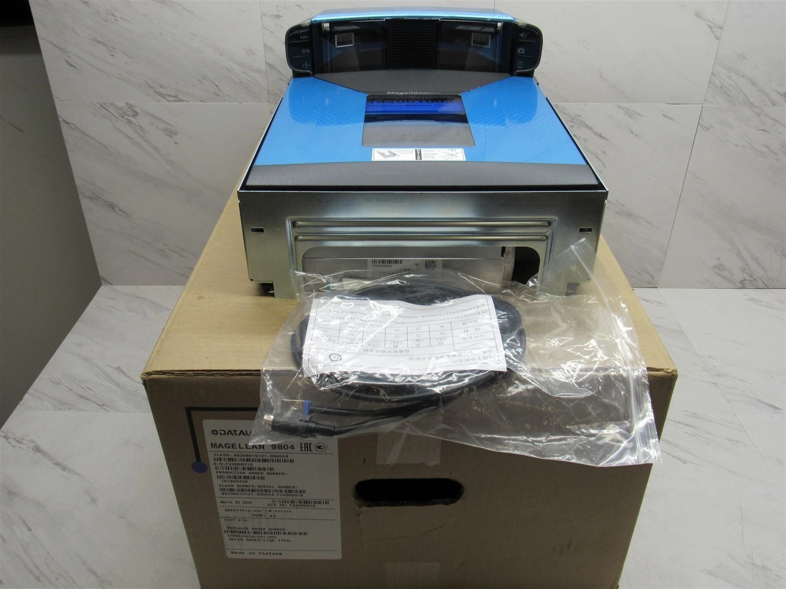 New Open Box Datalogic Magellan 9800i 9804 Grocery Scanner Scale w/ Powered USB