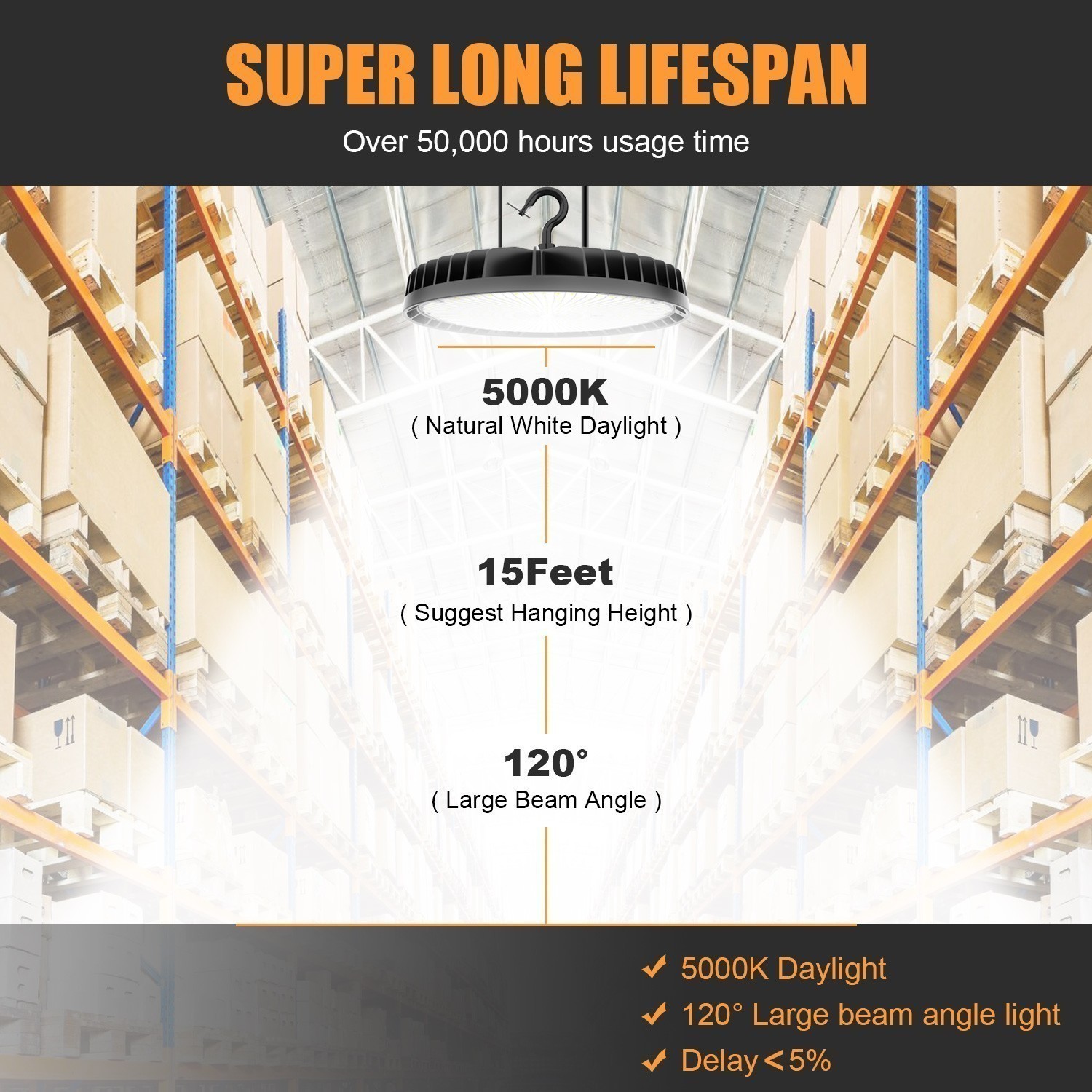 4PACK 240W UFO LED High Bay Light Garage Warehouse Commercial Lighting Dimmable
