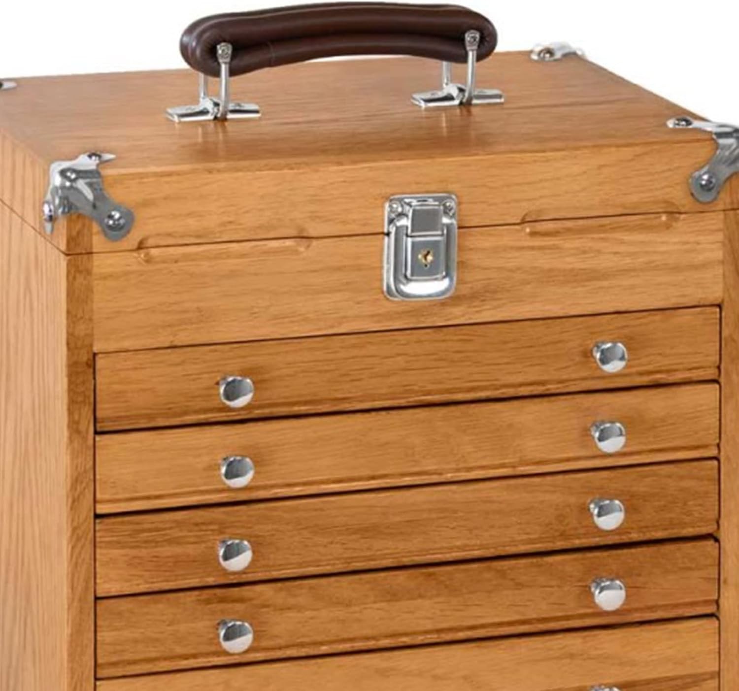 Gerstner International GI-T16 Red Oak 6-Drawer Collector’s Chest NEW!