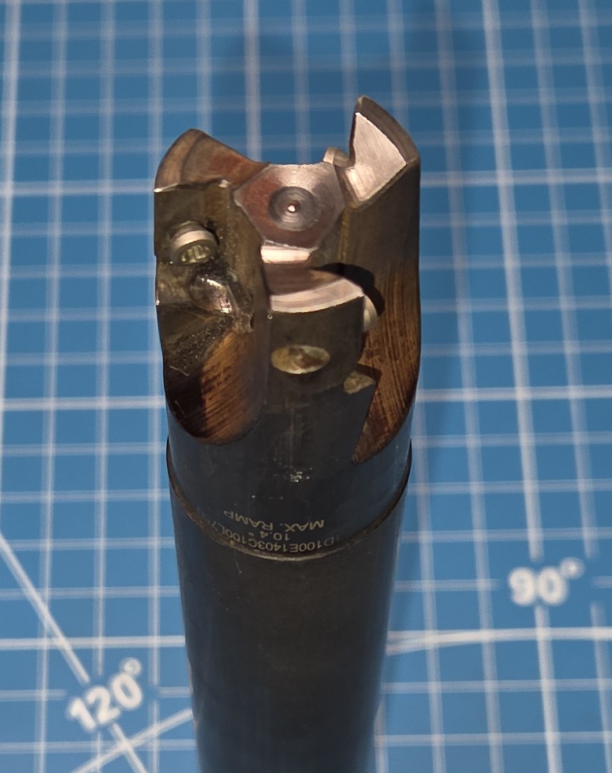 Kennametal 1″ Diameter Indexable Mill 1-14 LOIS M1D100E1402C100L750