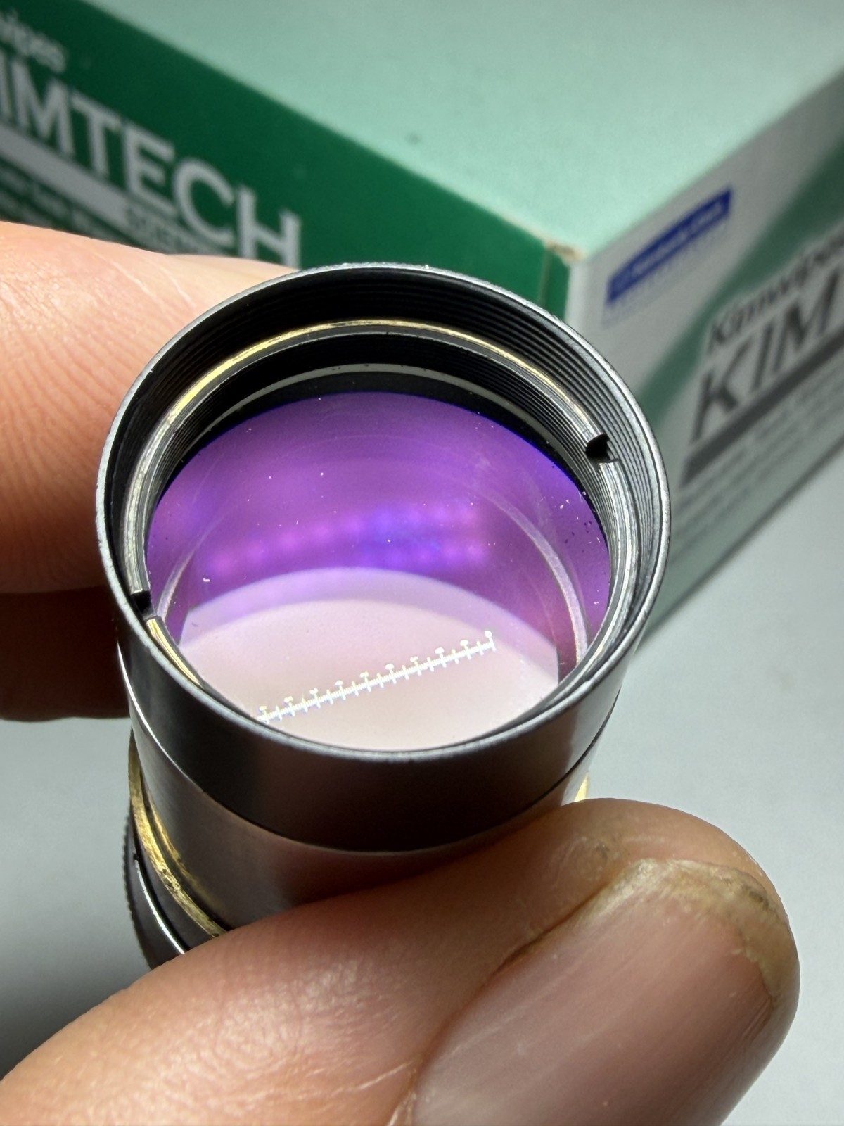 Zeiss Microscope KPL 8X Eyepieces Diopter adjustment and reticle